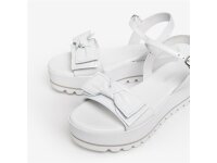 Nero Giardini sandals white with bow