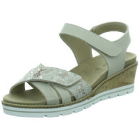 Longo sandals with removable footbed silver