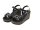 Repo Sandalette mit Keil-Absatz schwarz