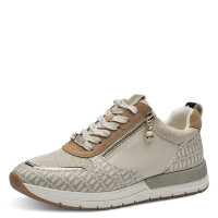 Tamaris sneaker cream-coloured with zip