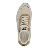 Tamaris sneaker cream-coloured with zip