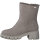 Tamaris boot taupe with zip and warm lining