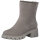 Tamaris boot taupe with zip and warm lining