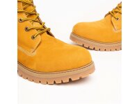 Nero Giardini winter shoes ochre yellow with lamb lining