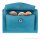 SecWal card case with money pouch turquoise
