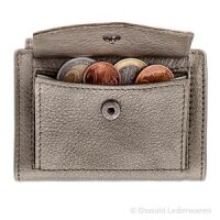 SecWal card case with money pouch grey