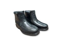Longo ankle boots black with lamb lining