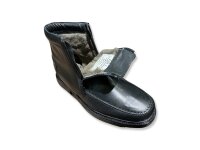 Longo ankle boots black with lamb lining 45