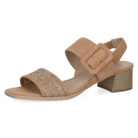 Caprice heeled sandals brown