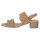 Caprice sandali marroni con tacco