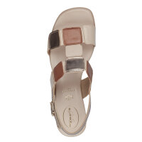 Tamaris Comfort sandali beige con tacco