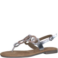 Tamaris sandals silver comb