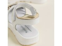 Nero Giardini Junior sandals white/gold-coloured