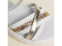 Nero Giardini Junior Sandalette weiß/gold