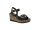 Repo Sandalette schwarz mit Keil-Absatz