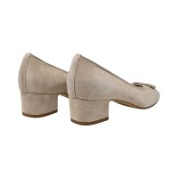 Cinzia Valle heeled slipper beige