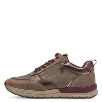 Tamaris sneaker brown with zip