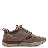 Tamaris sneaker marrone con cerniera