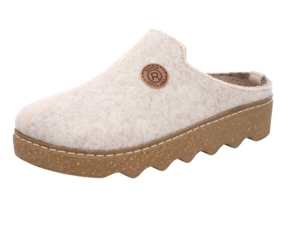 Rohde pantofola di feltro beige