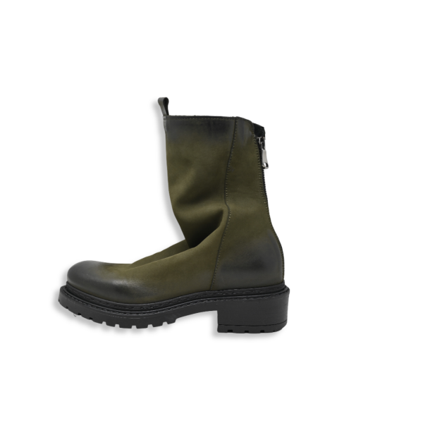 Metisse boot with zip green