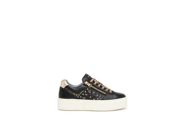 Nero Giardini sneaker black with zip