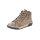 Longo Sneaker taupe mit Reißverschluss