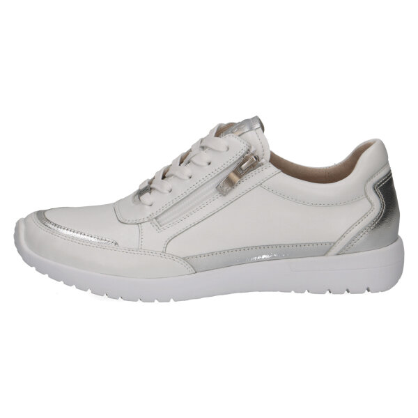 Caprice sneaker bianco con cerniera