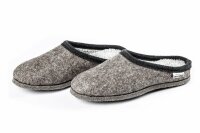 Pantofola Baita in feltro grigio
