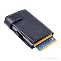 SecWal card case with money pouch black