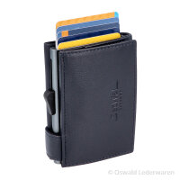 SecWal card case with money pouch black