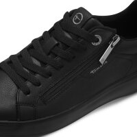 Tamaris black sneakers with zipper