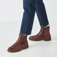 Tamaris stivaletto marrone con cerniera