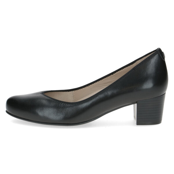 Caprice slipper black with heel