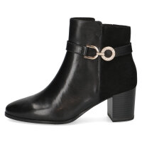 Caprice ankle boots black with zip