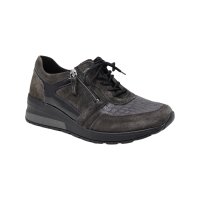 Waldläufer Schuh grau mit Keil